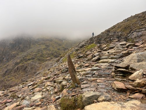 Snow hidden from below