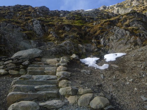 Nearest thing to snow on the path