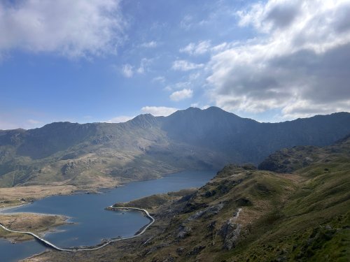 Some late brightness over Lliwedd